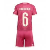 Real Madrid Eduardo Camavinga #6 Tredje Tröja Barn 2026-27 Kortärmad (+ Korta byxor)